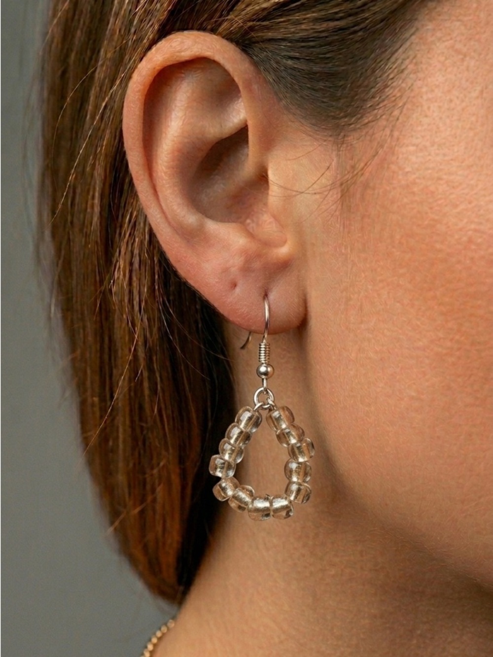 Elegant Gold Beaded Earrings